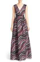 Women's Erdem Lucetta Fil Coupe V-neck Gown