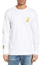 Men's Billabong Wandering Eye Embroidered Long Sleeve T-shirt - White