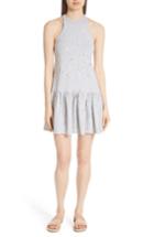 Women's Rebecca Taylor Embroidered Jersey Dress - Grey