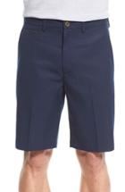 Men's Nordstrom Men's Shop Flat Front Performance Shorts - Blue