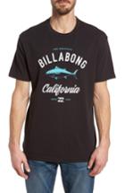 Men's Billabong Ca Reeler Graphic T-shirt - Black