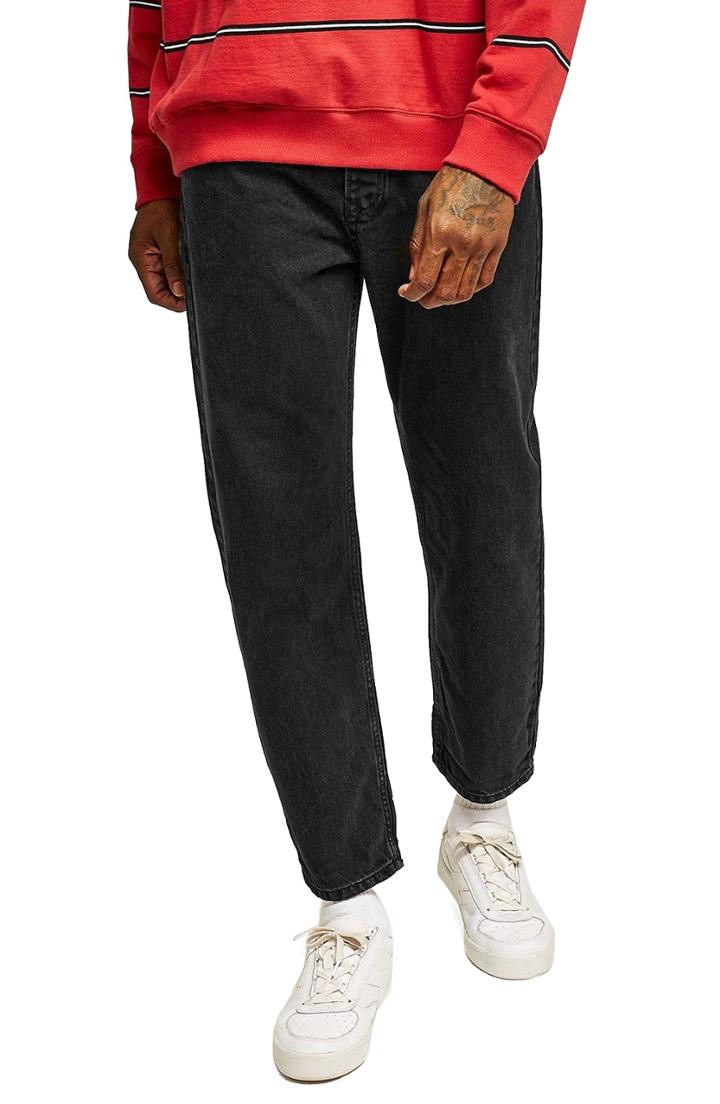 Men's Topman Original Fit Jeans R - Black