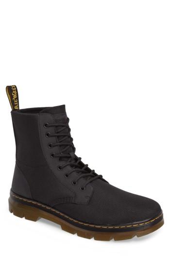 Men's Dr. Martens 'combs' Plain Toe Boot Us / 11uk - Black