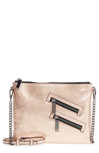 Rebecca Minkoff Jon Leather Crossbody Bag - Pink