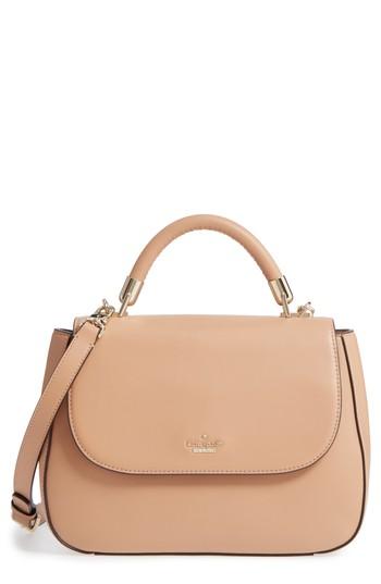 Kate Spade New York Robson Lane - Marcelle Leather Top Handle Satchel - Ivory