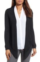 Women's Nic+zoe Paired Up Silk Blend Cardigan - Black