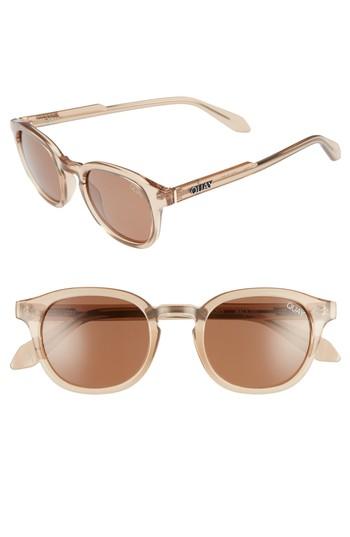 Men's Quay Australia Walk On 47mm Polarized Sunglasses - Toffee / Brown Lens