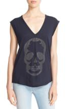 Women's Zadig & Voltaire Skull Tee - Blue