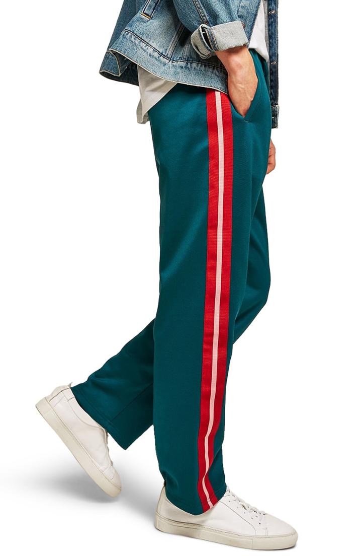Men's Topman Stripe Jogger Pants