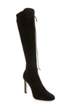 Women's Jimmy Choo Desiree Lace Up Knee High Boot .5us / 36.5eu - Black