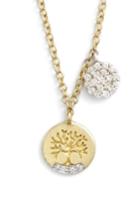 Women's Meira T Tree Of Life Diamond Pendant Necklace