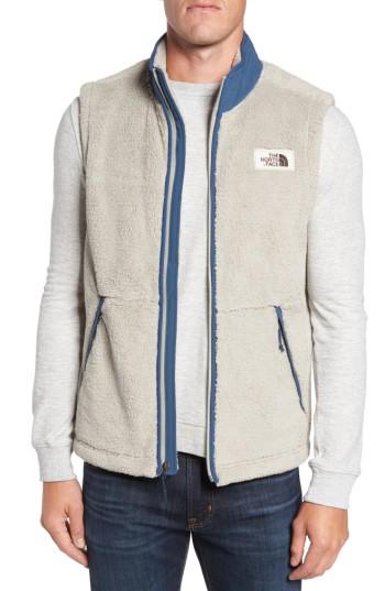 Men's The North Face Khampfire Fleece Vest - Beige
