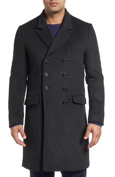 Men's Robert Graham The Family Man Herringbone Topcoat