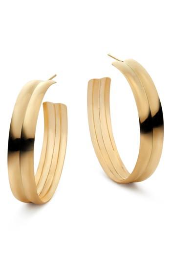 Women's Lana Jewelry Double Bubble Wide Hoop Earrings
