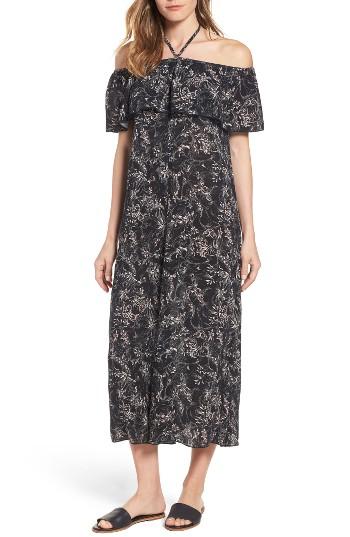 Women's Hinge Convertible Off The Shoulder Maxi Dress - Black