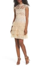 Women's Bronx And Banco Isabella Tiered Crochet Fit & Flare Dress Us / 8 Au - Beige