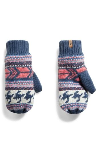 Women's The North Face Fair Isle Mittens - Blue