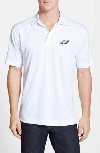 Men's Cutter & Buck Philadelphia Eagles - Genre Drytec Moisture Wicking Polo