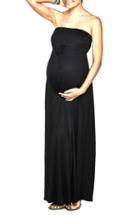 Women's Imanimo Strapless Maternity Maxi Dress - Black