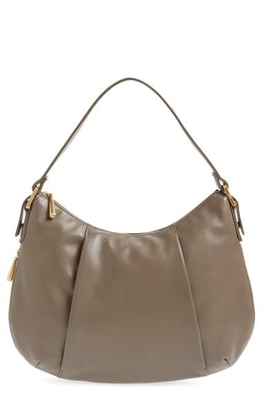 Hobo 'grace & Style' Leather Shoulder Bag - Grey