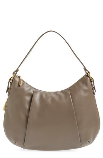 Hobo 'grace & Style' Leather Shoulder Bag - Grey