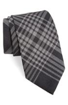 Men's Burberry Check Silk & Cashmere Tie