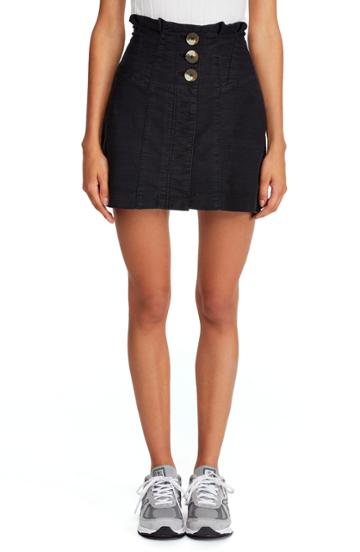 Women's Free People Every Minute Every Hour Miniskirt - Black