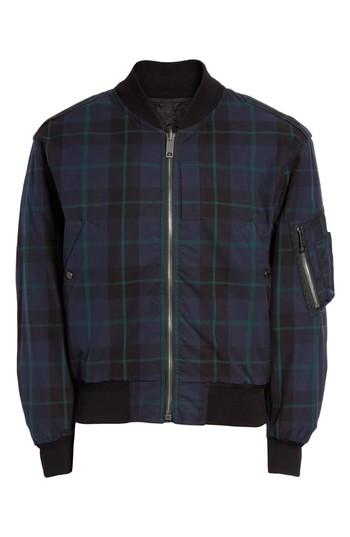 Men's Burberry Hawton Tech Reversible Bomber Jacket