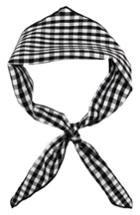 Women's Donni Charm Gingham Scarf, Size - Black