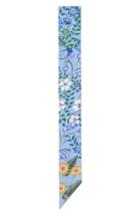 Women's Gucci New Flora Skinny Scarf, Size - Blue