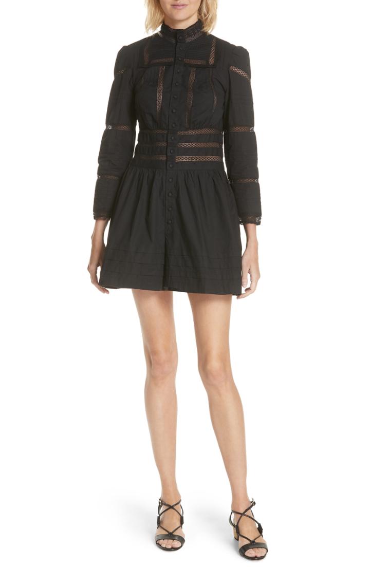 Women's Maje Inola High Neck Cotton Romper