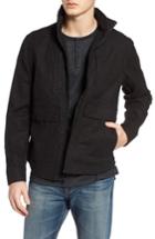 Men's Tunellus Linen Blend Zip Jacket - Black