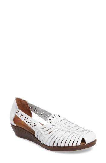 Women's Comfortiva Fairfax Huarache Wedge N - White