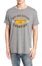 Men's The Original Retro Brand Hot Dog Eating Champion T-shirt - Grey