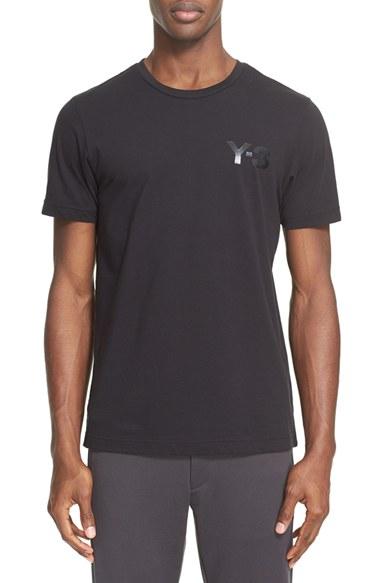 Men's Y-3 'classic' Logo Print T-shirt - Black