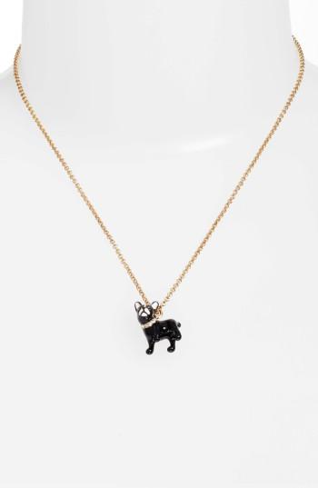 Women's Kate Spade New York Ma Cherie Antoine Dog Pendant Necklace