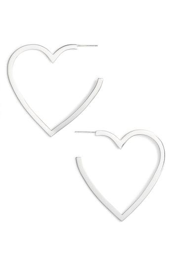 Women's Jennifer Zeuner Larissa Medium Open Heart Earrings