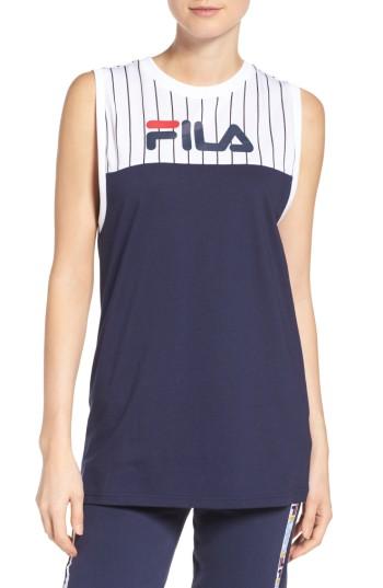 Women's Fila Lucia Muscle Tee - Blue