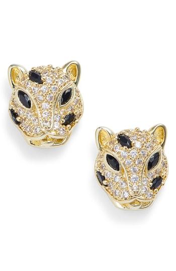 Women's Melinda Maria Baby Jaguar Stud Earrings