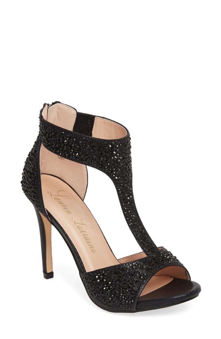 Women's Lauren Lorraine Ina Crystal Embellished Sandal