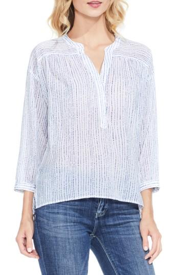 Women's Two By Vince Camuto Dot Stripe Top - White