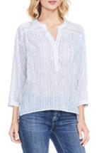 Women's Two By Vince Camuto Dot Stripe Top - White