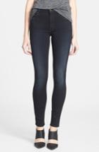 Women's Mother 'the Looker' High Rise Skinny Jeans - Black