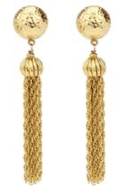 Women's Ben-amun Chain Tassel Round Clip Earrings
