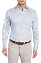 Men's Peter Millar Off The Scale Print Sport Shirt - White