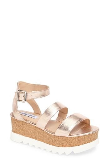 Women's Steve Madden Kirsten Layered Platform Sandal M - Black