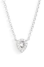 Women's Ef Collection Diamond & Topaz Teardrop Pendant Necklace