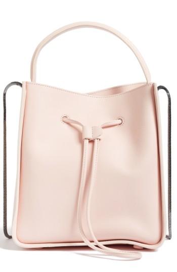 3.1 Phillip Lim Mini Soleil Leather Bucket Bag - Pink