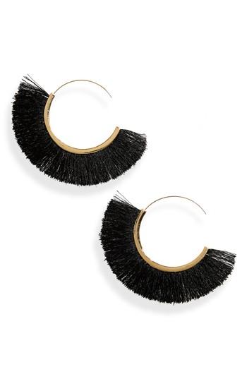 Women's Bp. Oversize Fringe Hoop Earrings