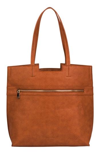 Urban Originals Timeless Vegan Leather Tote - Brown